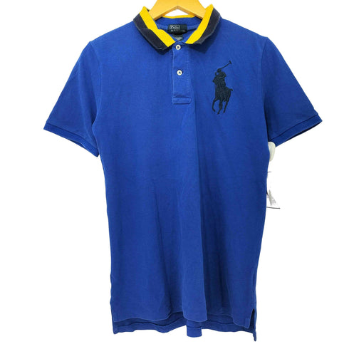 ポロバイラルフローレン Polo by RALPH LAUREN 90s ビッグポニー 刺繍 ポロシャツ メンズ XL(18-20)