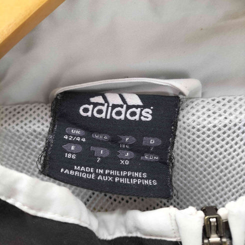アディダス adidas 00S sport treff バックフェルト ロゴ ナンバリング 16 ウェーブ ストライプ ジャケット 2007年製 メンズ XO
