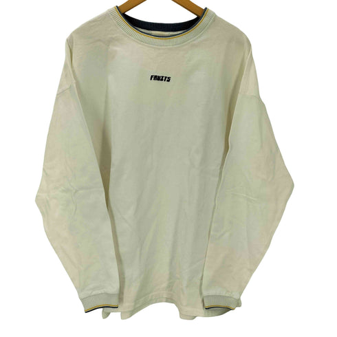ペルーシュ Perushu レトロ リブ 配色 ロンT L/S カットソー メンズ import:L