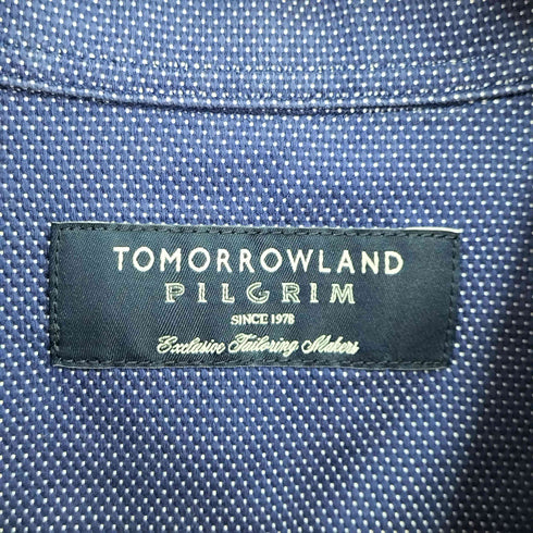 トゥモローランドピリグリム TOMORROWLAND PILGRIM ピンドット柄 L/S シャツ メンズ JPN:M