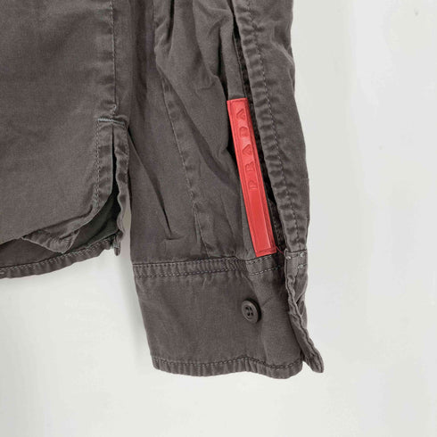 プラダ PRADA PRADA SPORT 90-00s MADE IN ITALY ワンポケットL/Sシャツ アーカイブ archive メンズ M