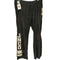 JNCO ロゴ ワッペン パイピング ベルテッド ベロア イージー パンツ メンズ XL