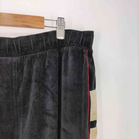 JNCO ロゴ ワッペン パイピング ベルテッド ベロア イージー パンツ メンズ XL