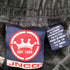 JNCO ロゴ ワッペン パイピング ベルテッド ベロア イージー パンツ メンズ XL