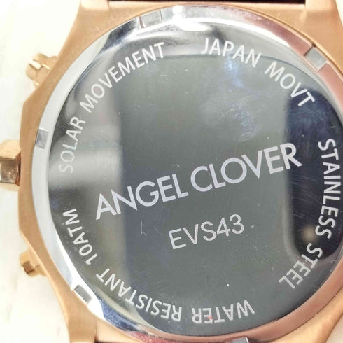 ANGELCLOVER ソーラー 腕時計 メンズ