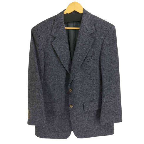 ビルブラス BILL BLASS ウールヘリンボーン2Bテーラードジャケット メンズ