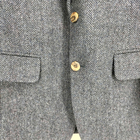 ビルブラス BILL BLASS ウールヘリンボーン2Bテーラードジャケット メンズ