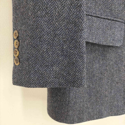 ビルブラス BILL BLASS ウールヘリンボーン2Bテーラードジャケット メンズ