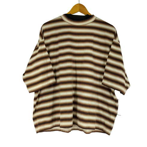 エイチビューティーアンドユースユナイテッドアローズ H BEAUTY & YOUTH UNITED ARROWS Ombre Border Short Sleeve T SHIRT メンズ JPN:L