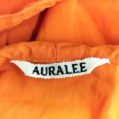オーラリー AURALEE WASHED COTTON NYLON WEATHER HOODED ZIP P/O メンズ JPN:4