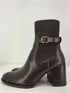 ザラ ZARA 25aw fabric upper heeled ankle boots レディース 40