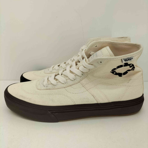 バンズ VANS × QUASI SKATEBOARDS CROCKETT HIGH DECON WHITE メンズ US:9