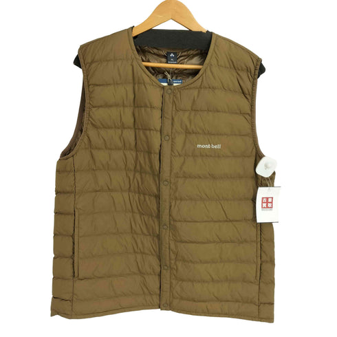 モンベル mont bell スペリオダウン ラウンドネックベスト メンズ JPN:XL