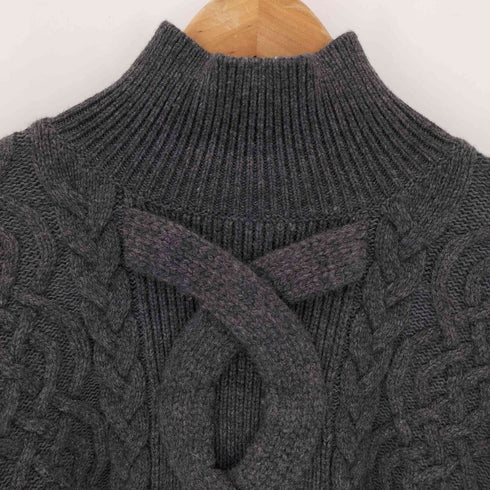 ナゴンスタンス nagonstans ビックチェーン ハイネック ニットセーター casual メンズ M