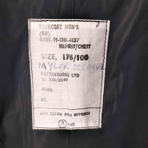 ロイヤルネイビー ROYAL NAVY RAINCOAT レインコート メンズ 176/100