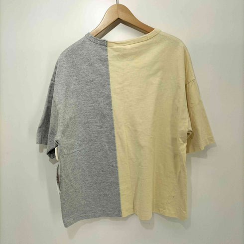 チャンピオン Champion 復刻 トリコタグ ロゴ刺繍 シングルステッチ 切替 S/S Tシャツ メンズ JPN:M