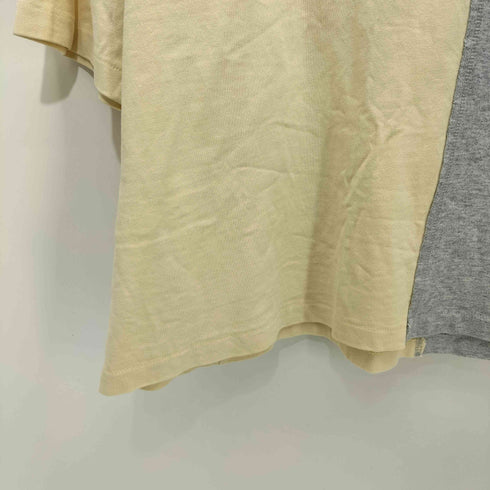 チャンピオン Champion 復刻 トリコタグ ロゴ刺繍 シングルステッチ 切替 S/S Tシャツ メンズ JPN:M