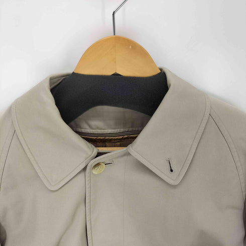 バーバリーズ BURBERRYS 90s ノバチェックライナー付き 比翼ステンカラーコート メンズ