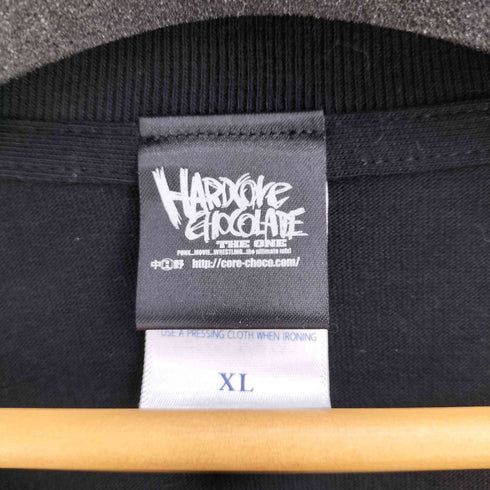 ハードコアチョコレート HARDCORE CHOCOLATE 人間人脈 フロントプリント S/S Tシャツ メンズ JPN:XL