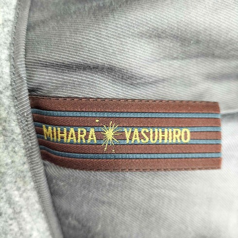 ミハラヤスヒロ MIHARA YASUHIRO ウール ワイドパンツ 切りっぱなし レディース JPN:36