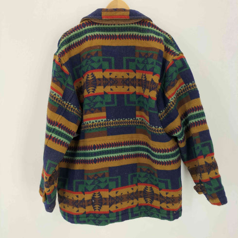 CREATION CUBE ネイティブ柄 フラップポケット ハンティングジャケット casual×natural メンズ M
