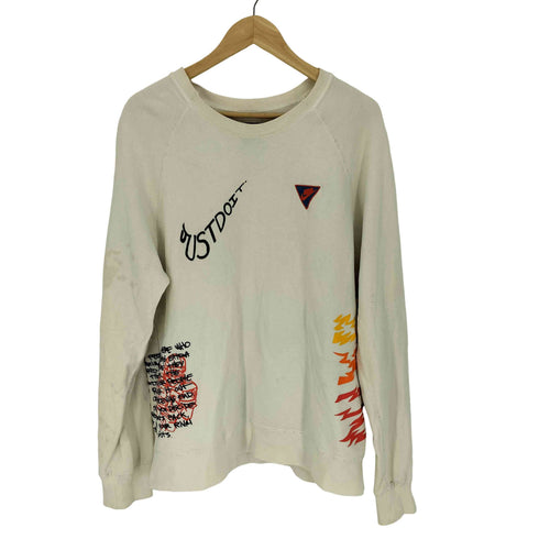 ナイキ NIKE NSW Reflective Graffiti Printing Round Neck Pullover クルーネックスウェット メンズ import:M