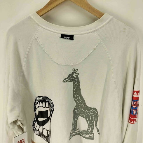 ナイキ NIKE NSW Reflective Graffiti Printing Round Neck Pullover クルーネックスウェット メンズ import:M