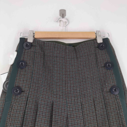 サカイ Sacai サイドプリーツ切替 ワイドパンツ レディース JPN:1