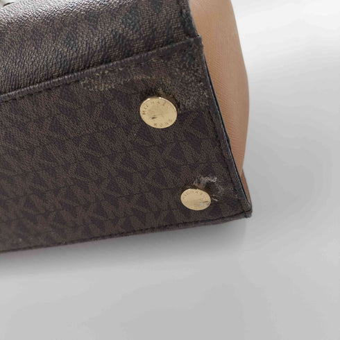 マイケルコース Michael Kors Sofia モノグラム レザーハンドバッグ レディース