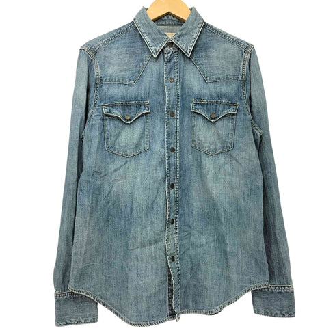 ポロラルフローレン POLO RALPH LAUREN ダンガリー デニムシャツ レディース import:M