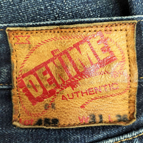 ドゥニーム Denime ボタンフライ テーパードデニムパンツ メンズ 31