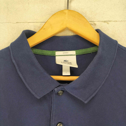 ラコステ LACOSTE メタルロゴデザインポロシャツ メンズ L