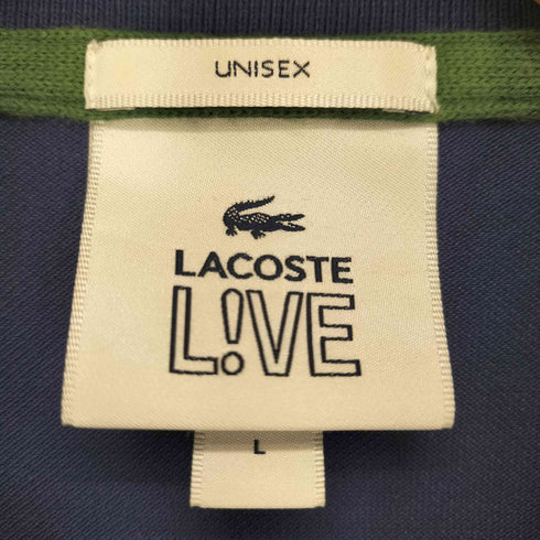 ラコステ LACOSTE メタルロゴデザインポロシャツ メンズ L