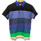 ポールスミス Paul Smith マルチカラー 生地切替 サイドスリット ポロシャツ メンズ import:M
