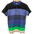 ポールスミス Paul Smith マルチカラー 生地切替 サイドスリット ポロシャツ メンズ import:M
