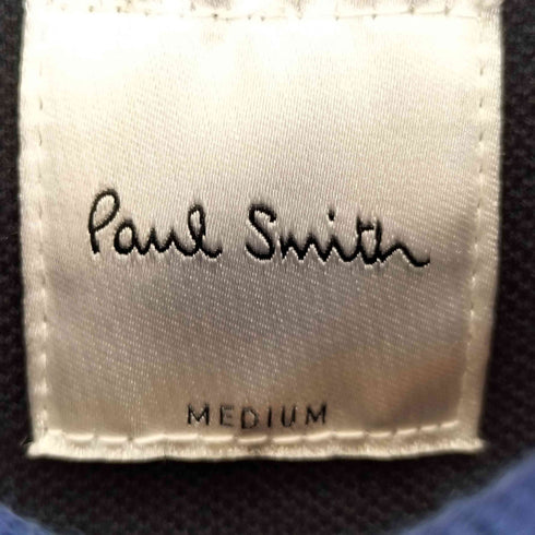ポールスミス Paul Smith マルチカラー 生地切替 サイドスリット ポロシャツ メンズ import:M