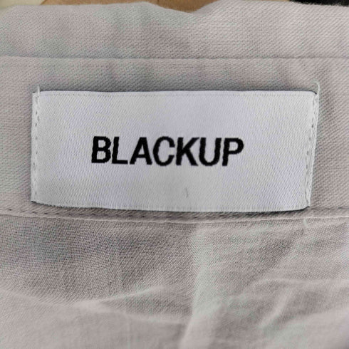 BLACKUP サイドスリットシアー L/S シャツ レディース