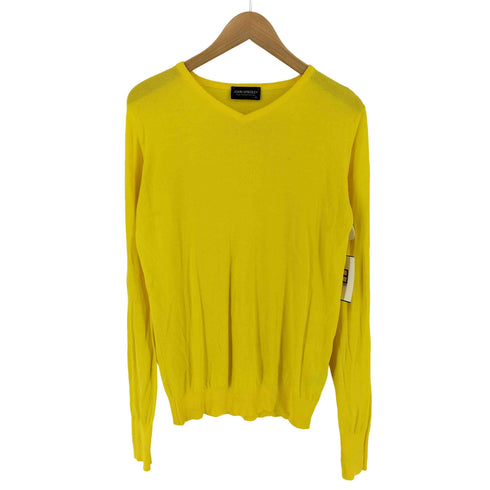 ジョンスメドレー JOHN SMEDLEY 英国製 Vネット コットンニット レディース import:XS