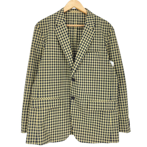 マルニ MARNI チェック柄2Bテーラードジャケット メンズ L