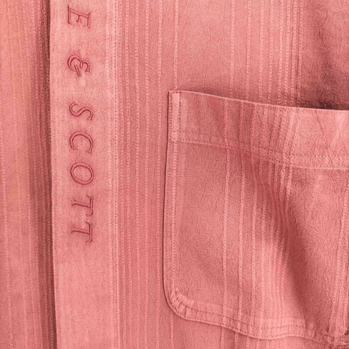 ライルアンドスコット LYLE&SCOTT ロゴ刺繍 長袖シャツ メンズ import:M