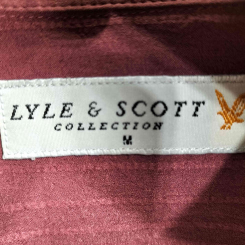 ライルアンドスコット LYLE&SCOTT ロゴ刺繍 長袖シャツ メンズ import:M