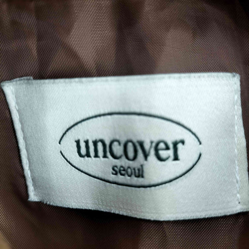 UNCOVER.SEOUL フェイクレザーブルゾン レディース