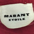 イザベルマランエトワール ISABEL MARANT ETOILE 前Vガゼット 短丈 スウェットトップス レディース 34
