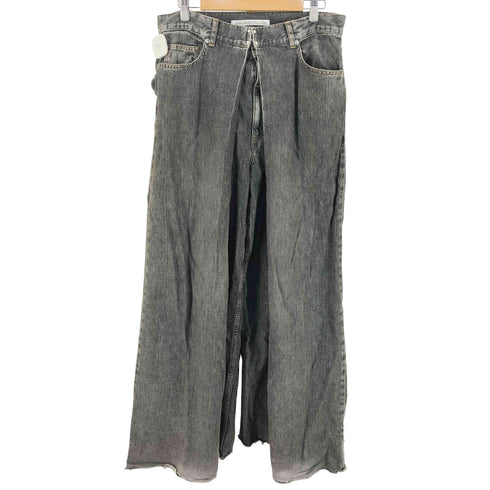 ジョンローレンスサリバン JOHN LAWRENCE SULLIVAN WASHED DENIM SUPER WIDE PANTS メンズ 48
