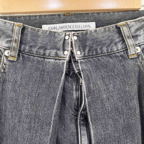ジョンローレンスサリバン JOHN LAWRENCE SULLIVAN WASHED DENIM SUPER WIDE PANTS メンズ 48