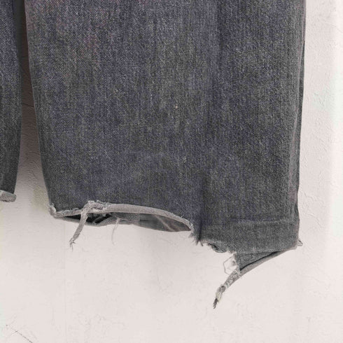 ジョンローレンスサリバン JOHN LAWRENCE SULLIVAN WASHED DENIM SUPER WIDE PANTS メンズ 48