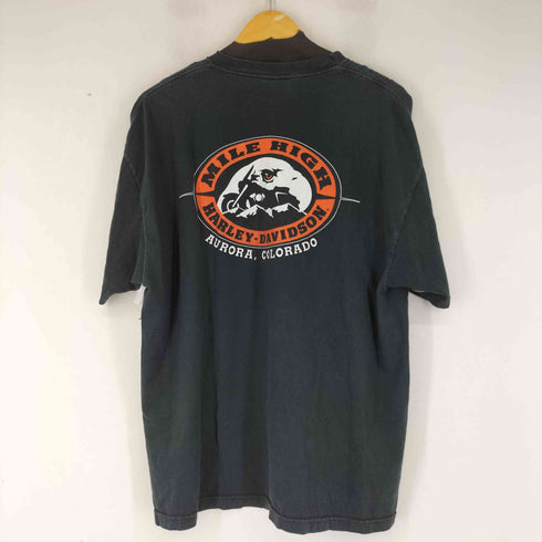 ハーレーダビッドソン HARLEY-DAVIDSON 00S トライバル ロゴプリント S/S Tシャツ メンズ