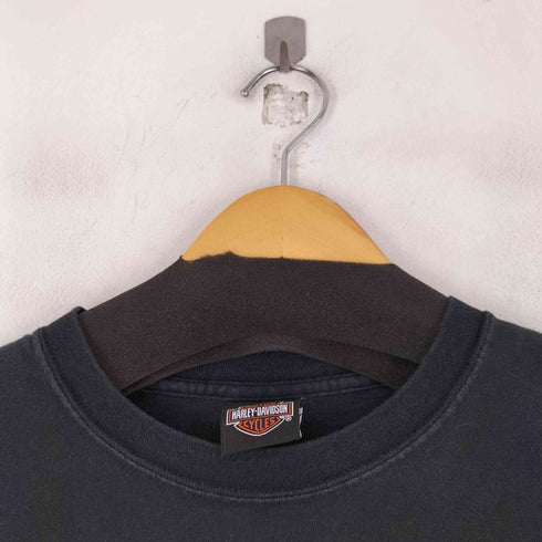 ハーレーダビッドソン HARLEY-DAVIDSON 00S トライバル ロゴプリント S/S Tシャツ メンズ