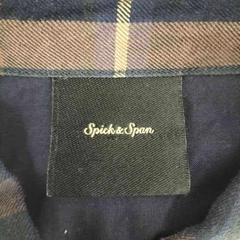 スピックアンドスパン Spick and Span タータンチェックシャツワンピース レディース FREE