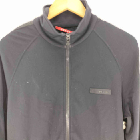 プラダ PRADA サイドラインテープ トラックジャケット メンズ import:L